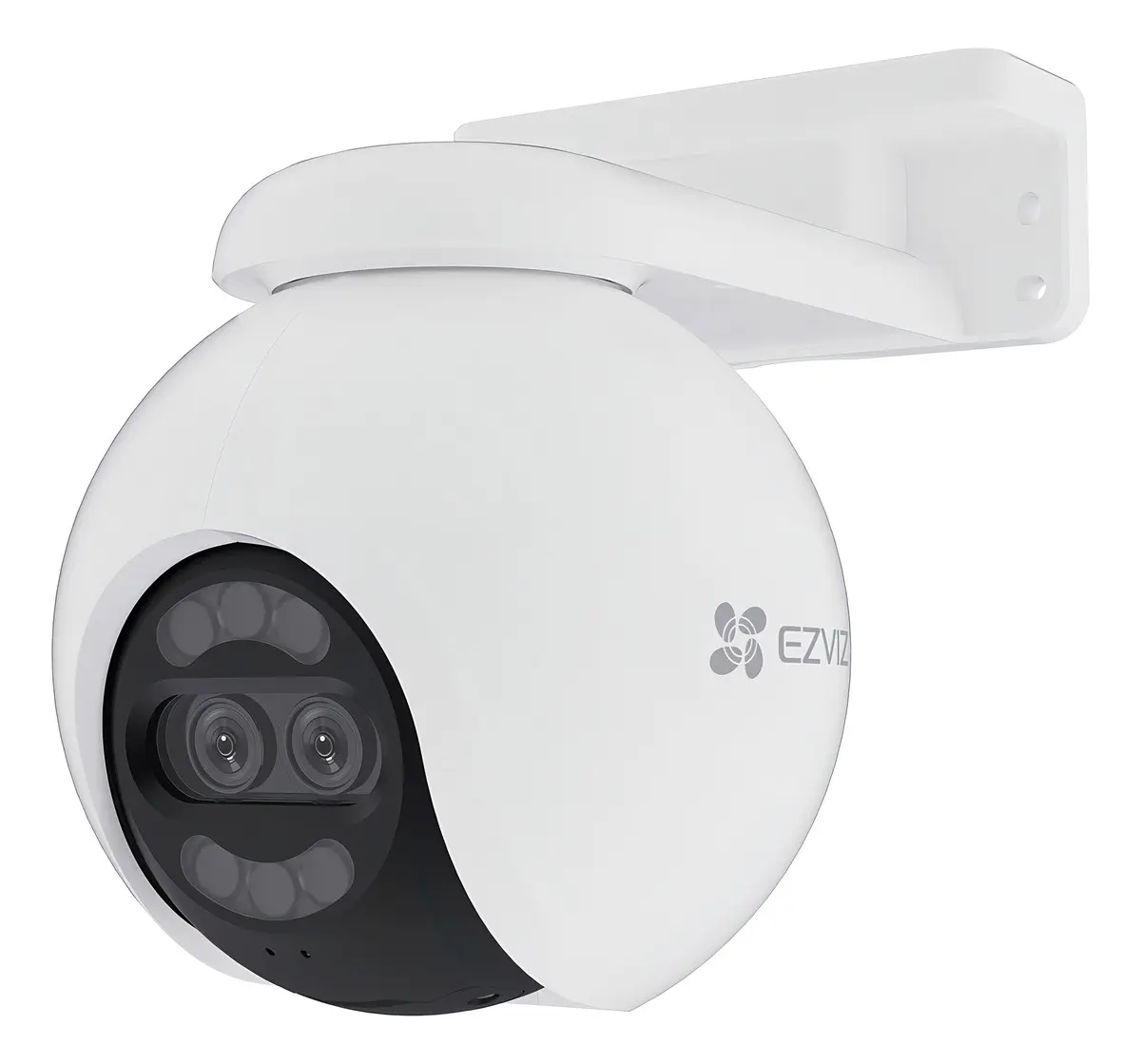 Cámara Seguridad Exteriores 2 Lentes Ezviz H80x 4k + Sd128gb