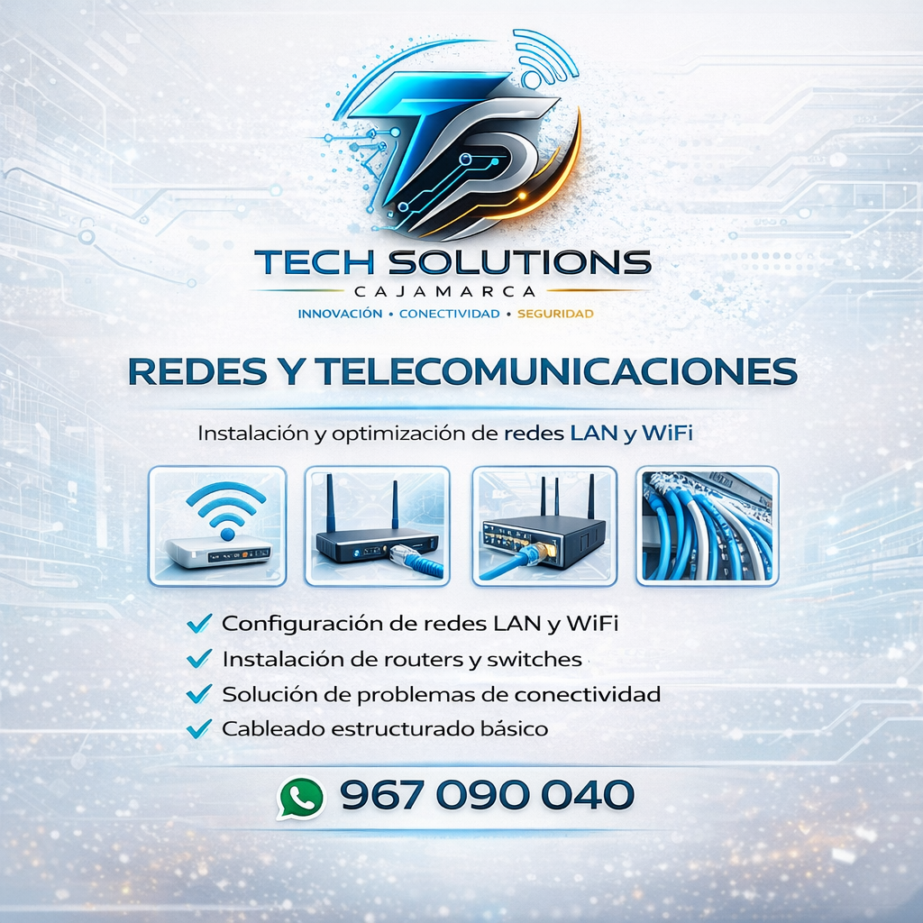 Redes, WiFi y telecomunicaciones